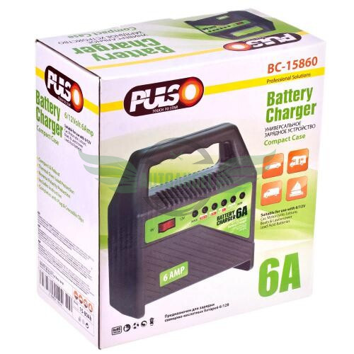 Зарядное устр-во PULSO BC-15860 6-12V/6A/15-80AHR/светодиодн.индик. (BC-15860)