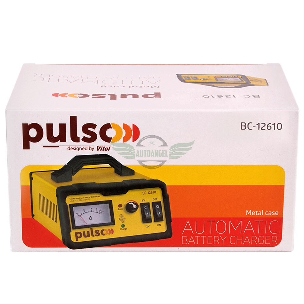 Зарядное устройство PULSO BC-12610 6-12V/0-10A/5-120AHR/LED-Ампер./Импульсное (BC-12610)