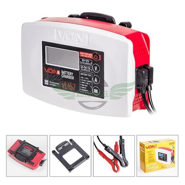 Зарядное устр-во  VOIN VL-157 6&12V/3-5-7A/3-150AHR/LCD/Импульсное (VL-157)