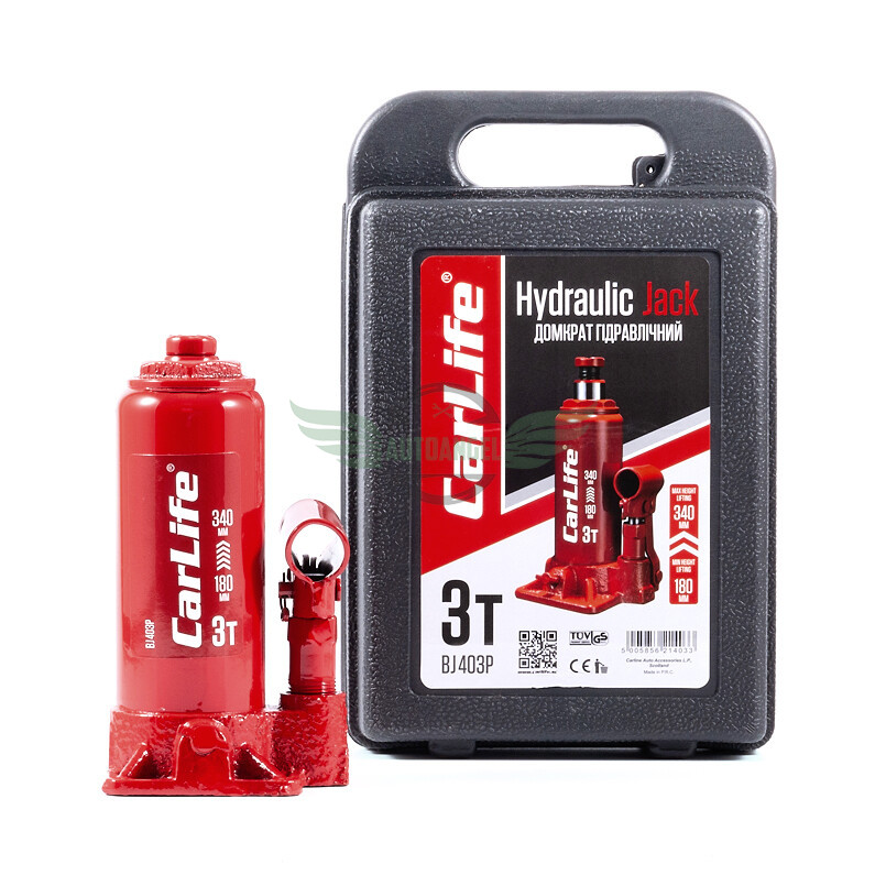 Домкрат гідравлічний CarLife BJ403P, 3 т
