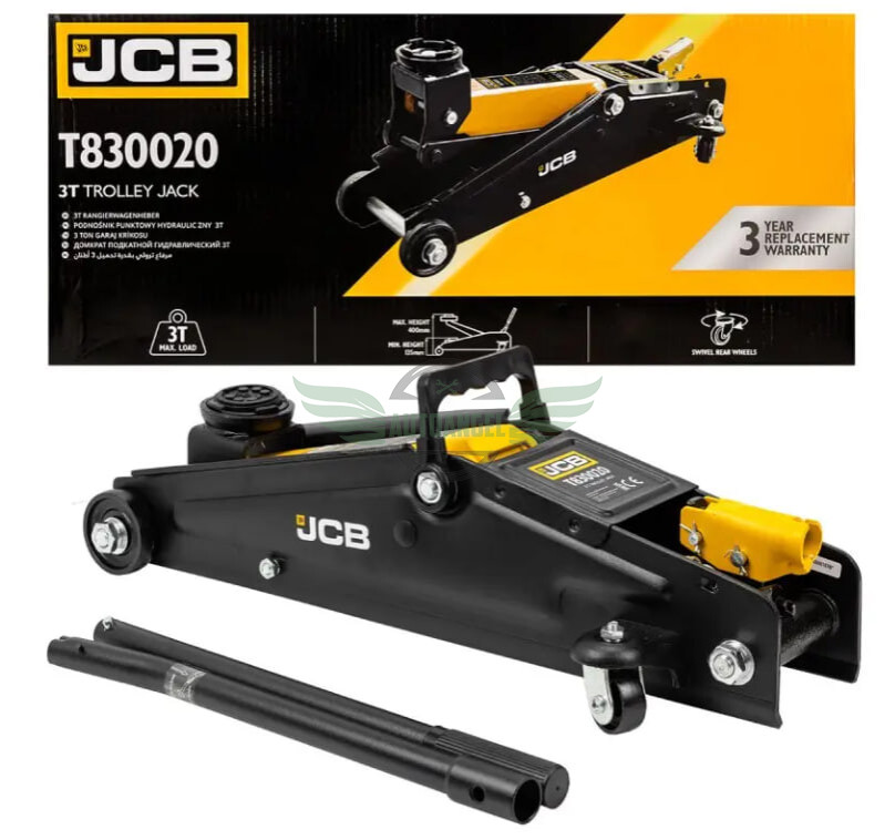 Домкрат підкатний гідравлічний 3т JCB Tools JCB-T830020