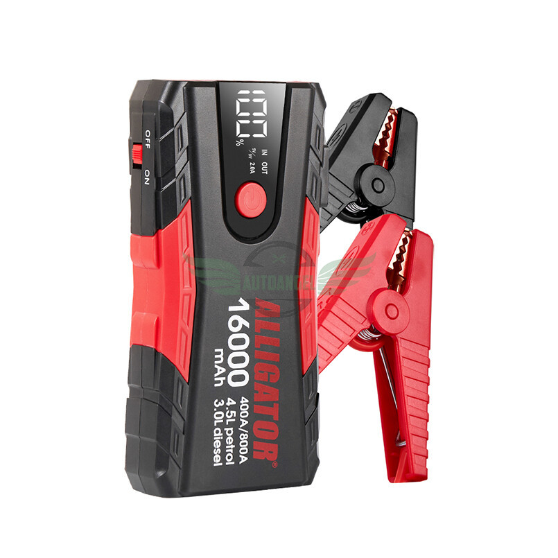 Пусковий пристрій Alligator Jump Starter 400A/800A 16000mAh JS840