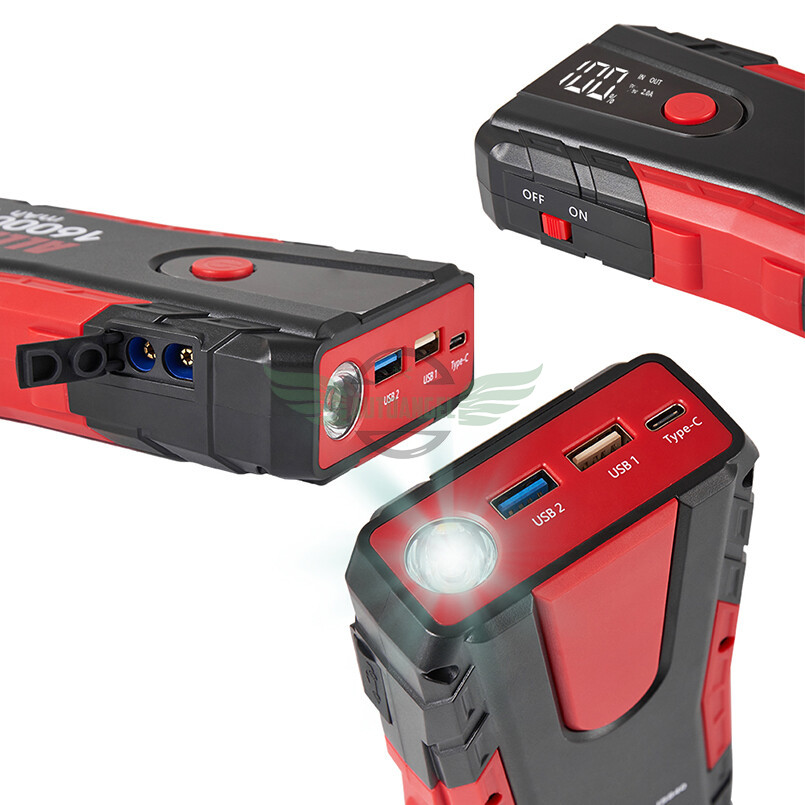 Пусковий пристрій Alligator Jump Starter 400A/800A 16000mAh JS840