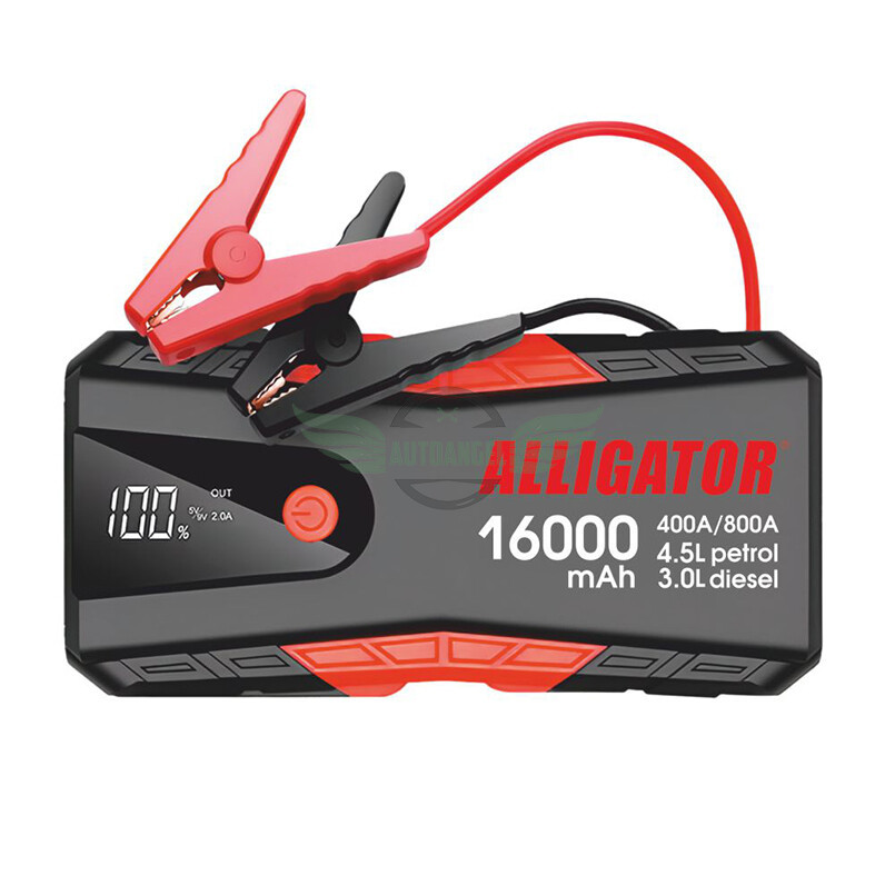 Пусковий пристрій Alligator Jump Starter 400A/800A 16000mAh JS840