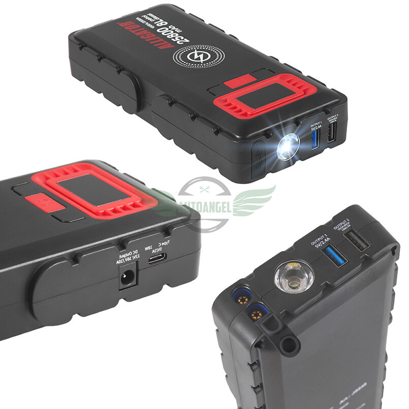Пусковий пристрій Alligator Jump Starter 1500A/2500A 25800mAh зі Smart-клемами JS848
