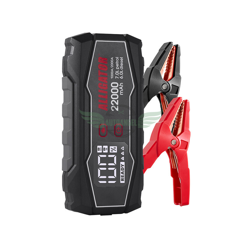Пусковое устройство Alligator Jump Starter 1000A/2000A 22000mAh JS845