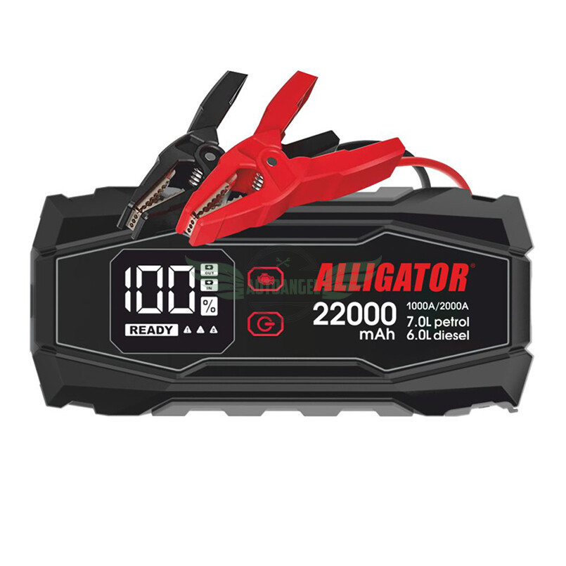 Пусковий пристрій Alligator Jump Starter 1000A/2000A 22000mAh JS845