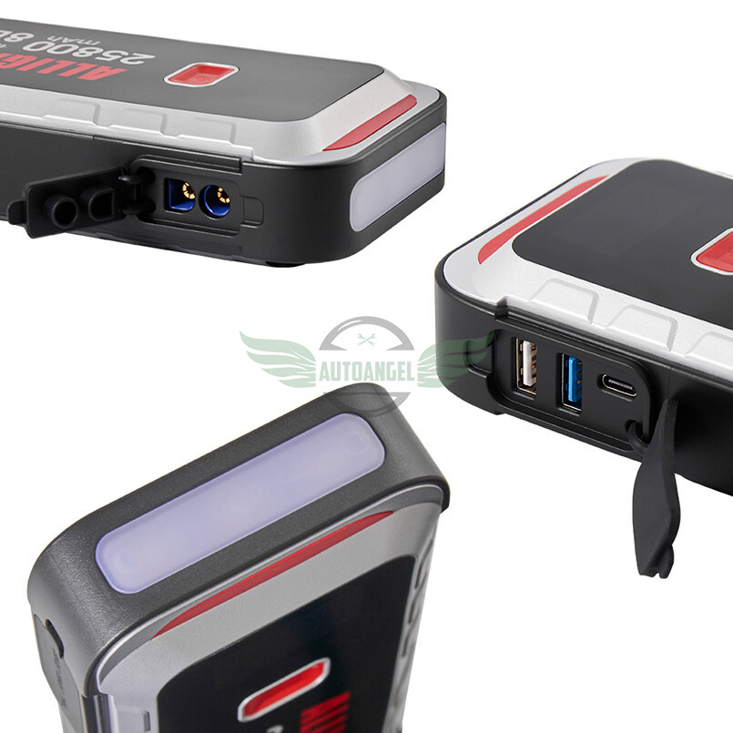 Пусковое устройство Alligator Jump Starter 1500A/2500A 25800mAh со Smart-клемами JS847