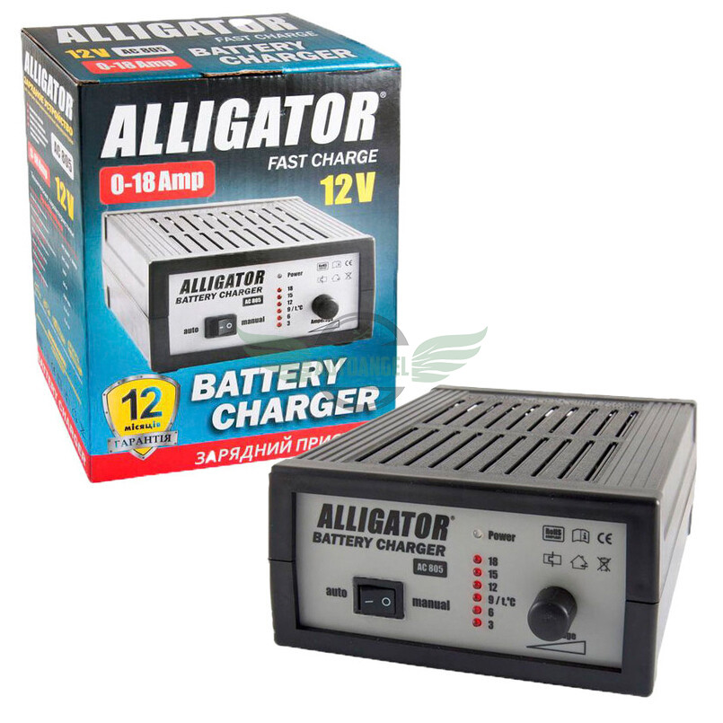 Зарядний пристрій АКБ Alligator 12V, 18А AC805