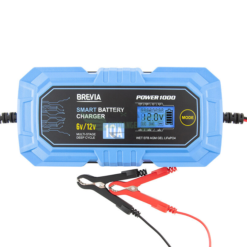 Зарядний пристрій АКБ Brevia Power400 6V/12V, 4A 20400EP