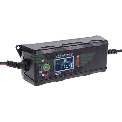 Зарядний пристрій VOIN VL-124 12V/4A/3-120AHR/LCD/Імпульсне (VL-124)