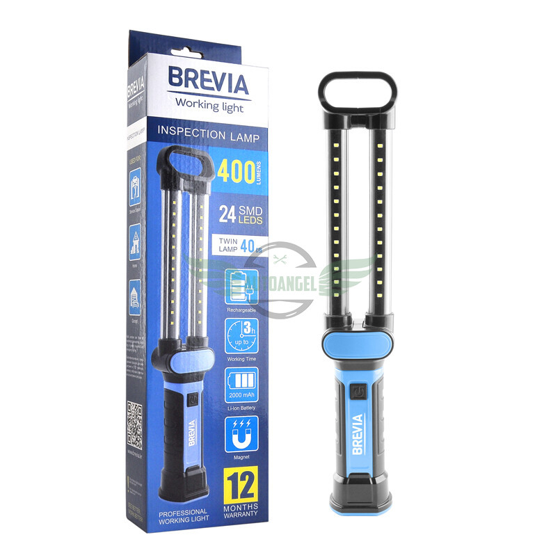 Ліхтар LED інспекційний Brevia 24SMD 400lm 2000mAh+microUSB 11370