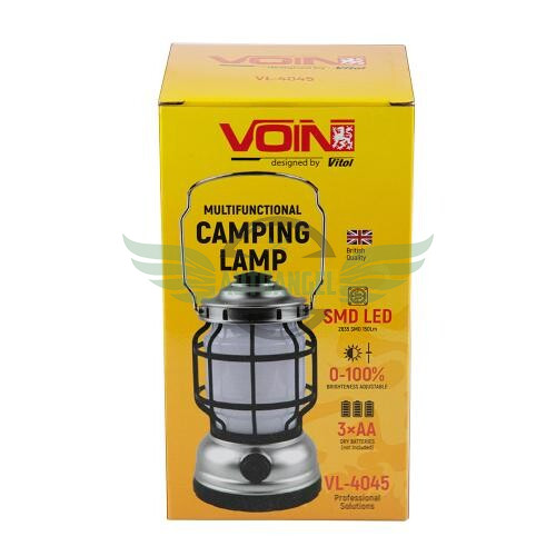 Ліхтар для кемпінгу VOIN VL-4045, LED 2835SMD/150Lm/3xAA (не в комплекті)