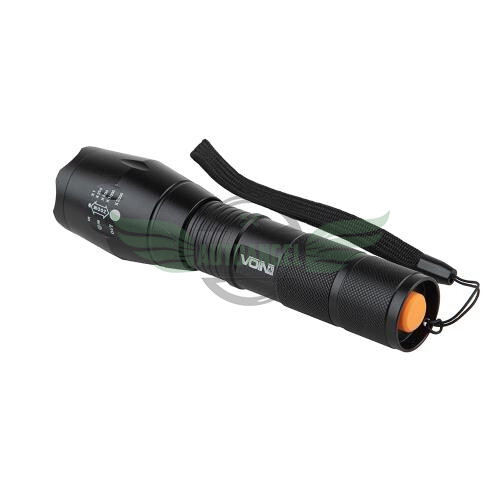 Ліхтарик ручний VOIN VL-8012, LED T6, 300Lm, зум, алюміній, 1х18650 или 3хААА (не в комплекті)
