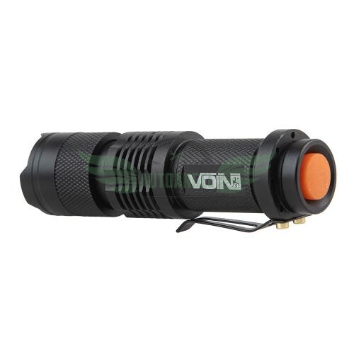 Ліхтарик ручний VOIN VL-3028, LED XPE, 100Lm, зум, алюміній, 1хАА (не в комплекті)